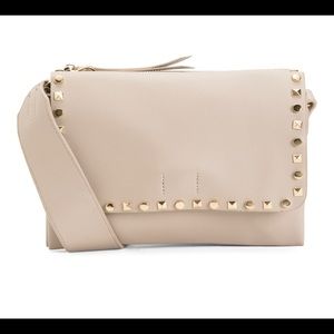 Vegan Leather Cream Handbag